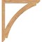 Ekena Millwork Thorton Slat Smooth Bracket, Western Red Cedar, 3 1/2"W x 44"D x 48"H BKT04X44X48THR06SWR - alternate 4